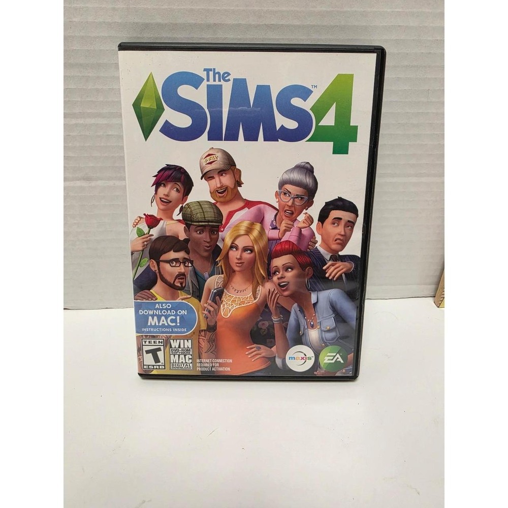 physical copy of The Sims 4 for PC/Mac, originally released around 2014-2015